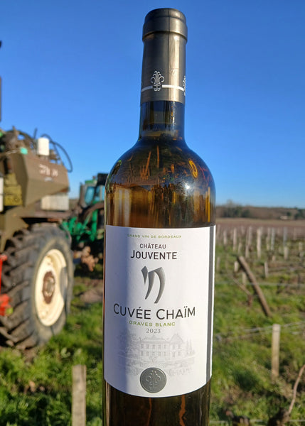 Château Jouvente Cuvée Chaim Graves Blanc Kosher AOC- License: 66.92/BTL Private: $77.10/BTL